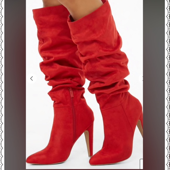 Slouchy Faux Suede Boots forever21 - Picture 2 of 8